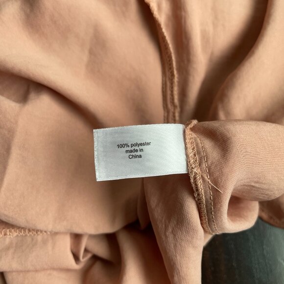 Lane Bryant Long Sleeve Ruffle Pink Blouse Size 20 - Picture 4 of 4